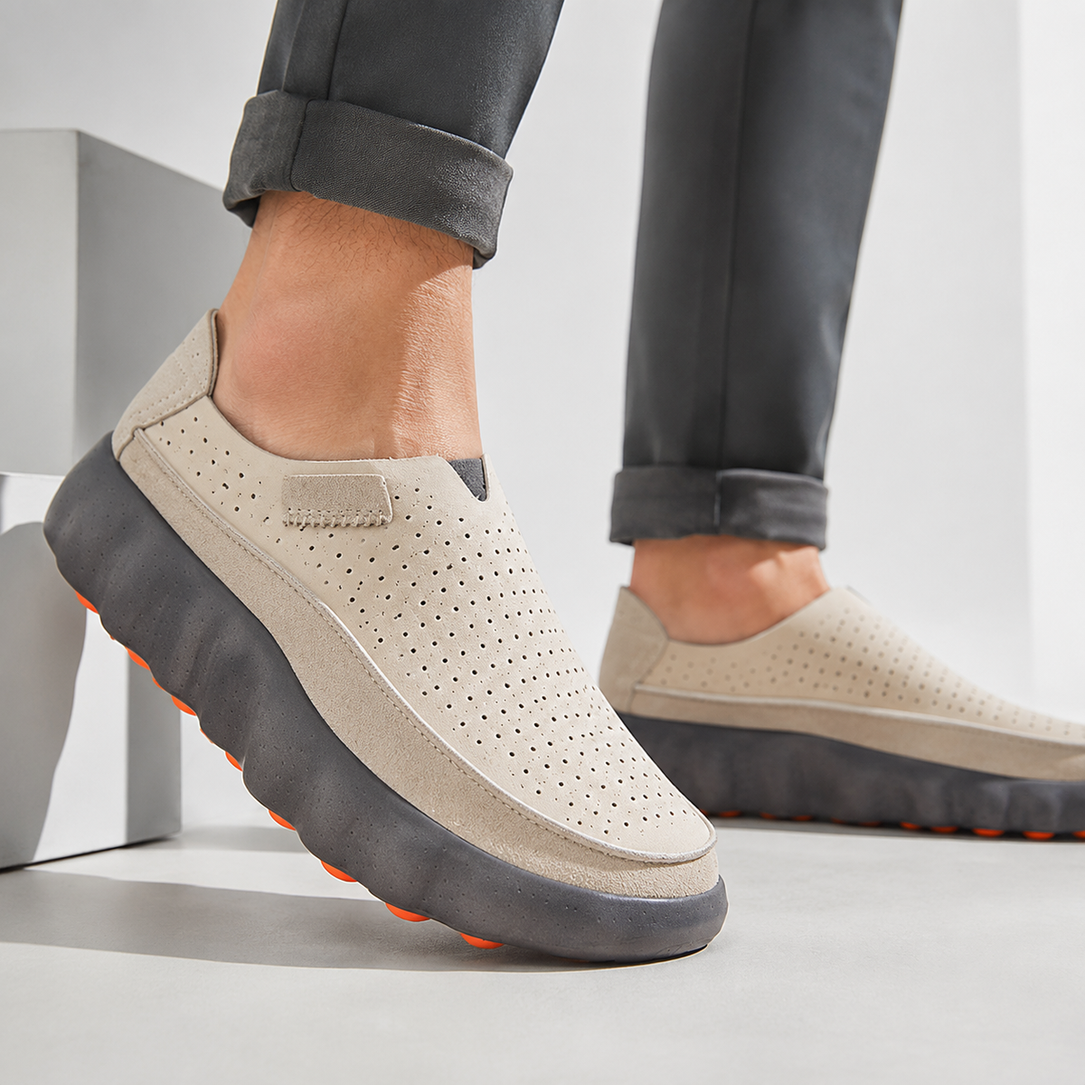 Vanilla Bean Cushion Slip-Ons