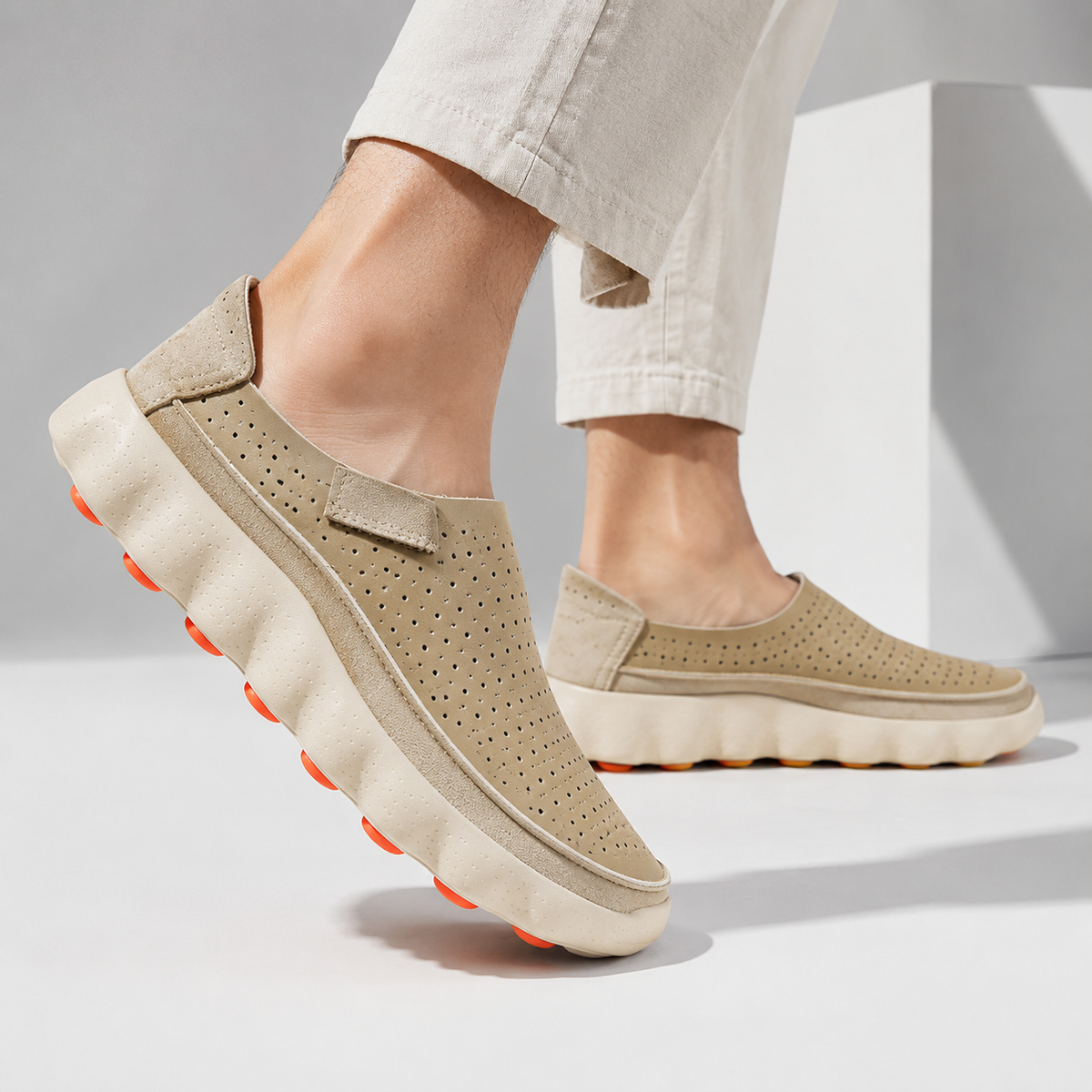 Vanilla Bean Cushion Slip-Ons