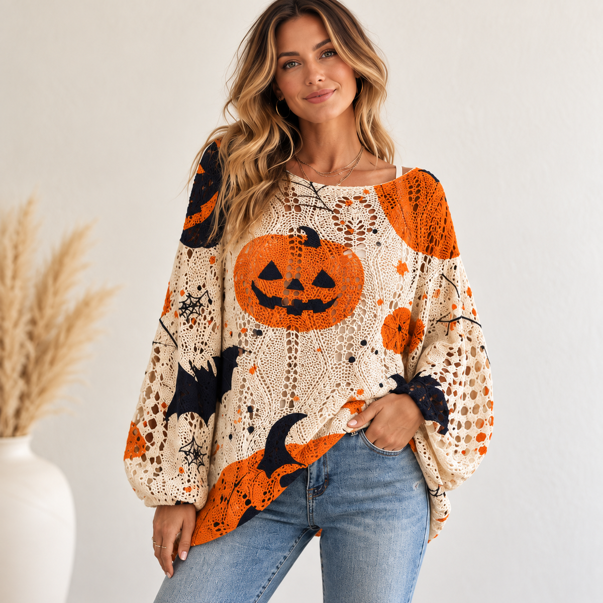 Pumpkin Patch Oversized Sweater