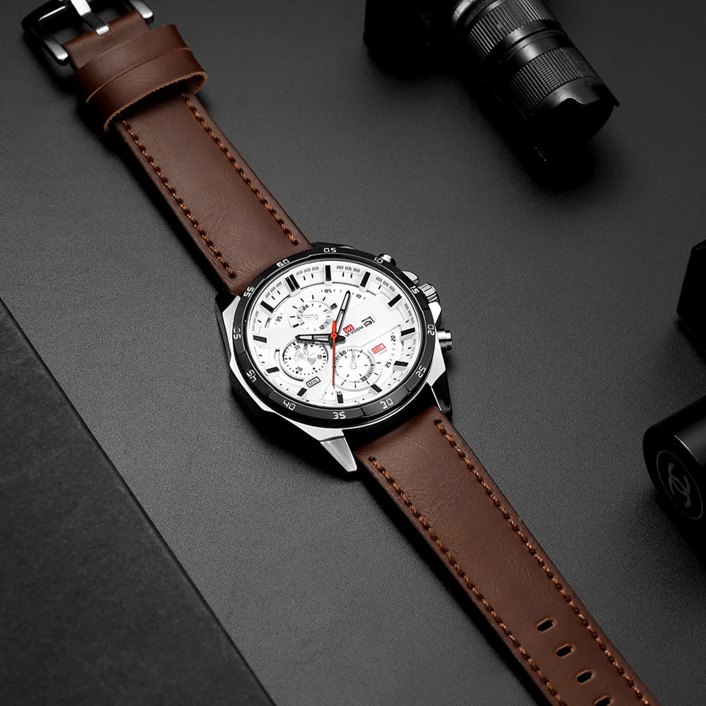 Aprila Leather Quartz Watch