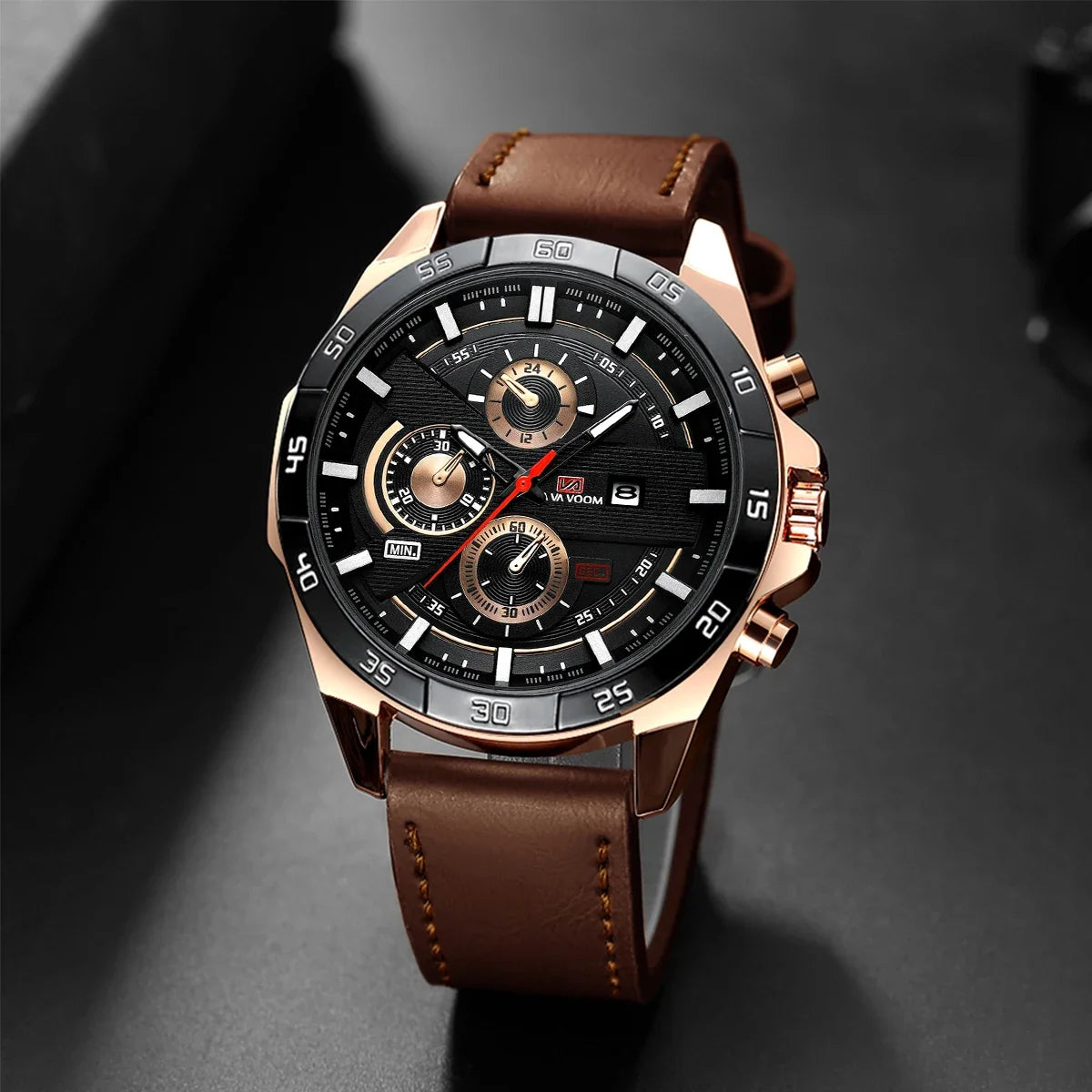 Aprila Leather Quartz Watch
