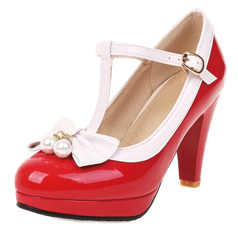 Evelyn Bow Heels