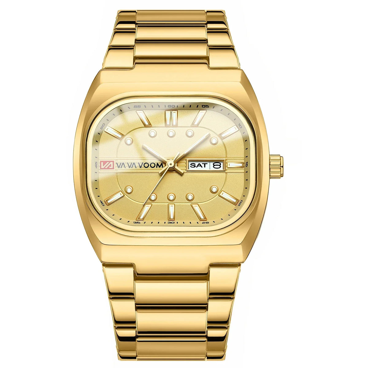 Robotto Calendar Steel Watch
