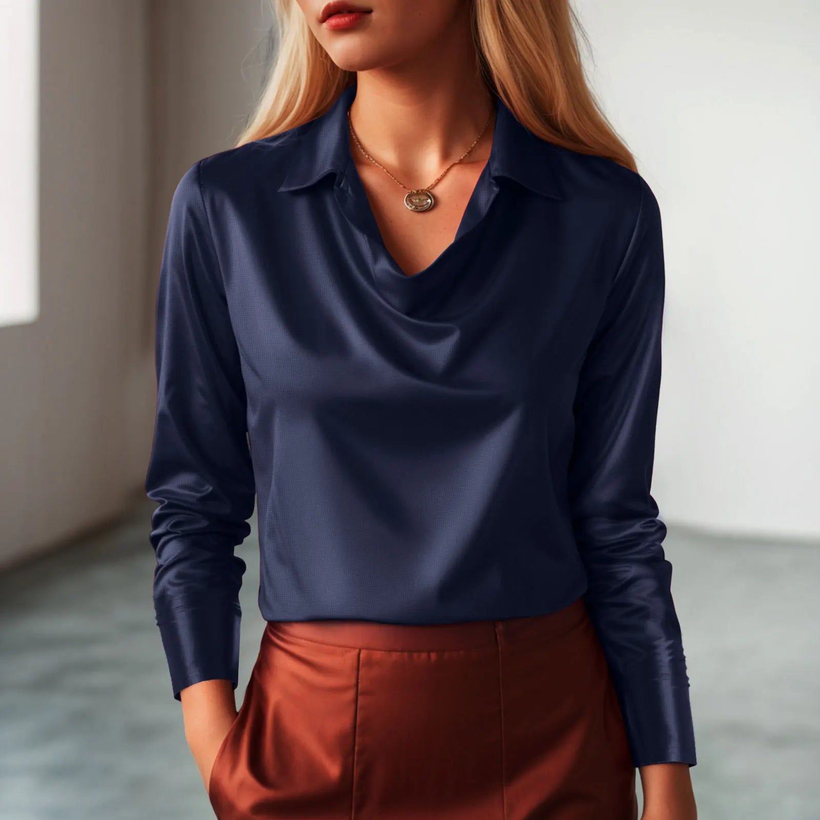 Sylvia Satin Shirt
