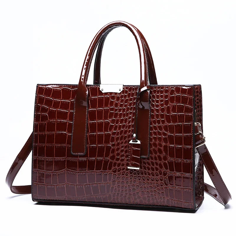 Milena Croc Handbag