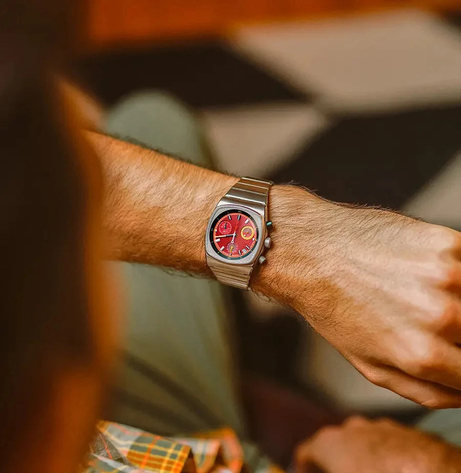 Crimson Dial Watch