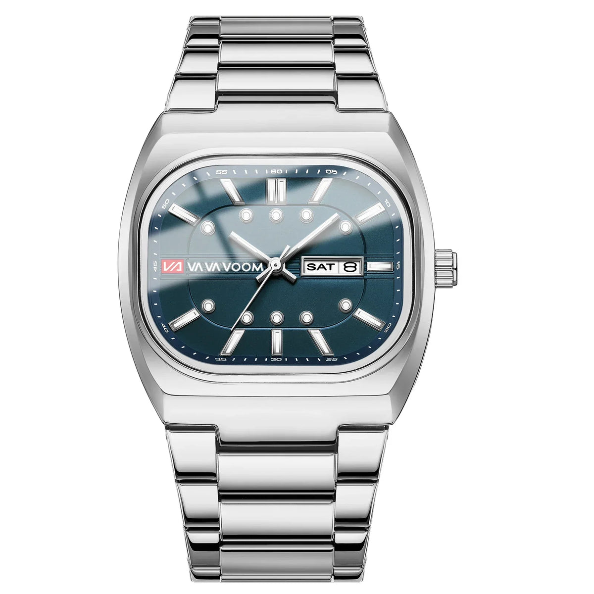 Robotto Calendar Steel Watch