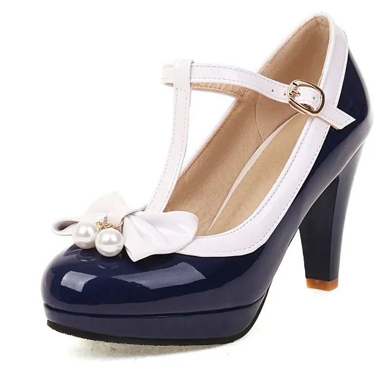 Evelyn Bow Heels