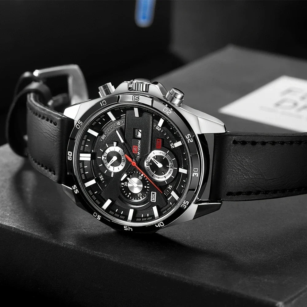 Aprila Leather Quartz Watch