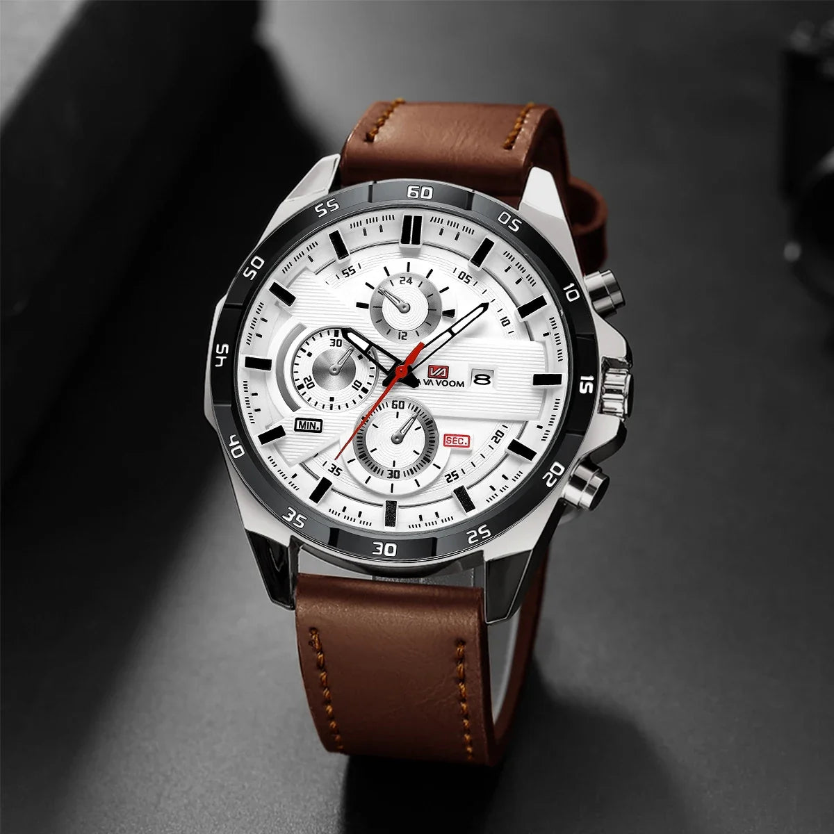 Aprila Leather Quartz Watch