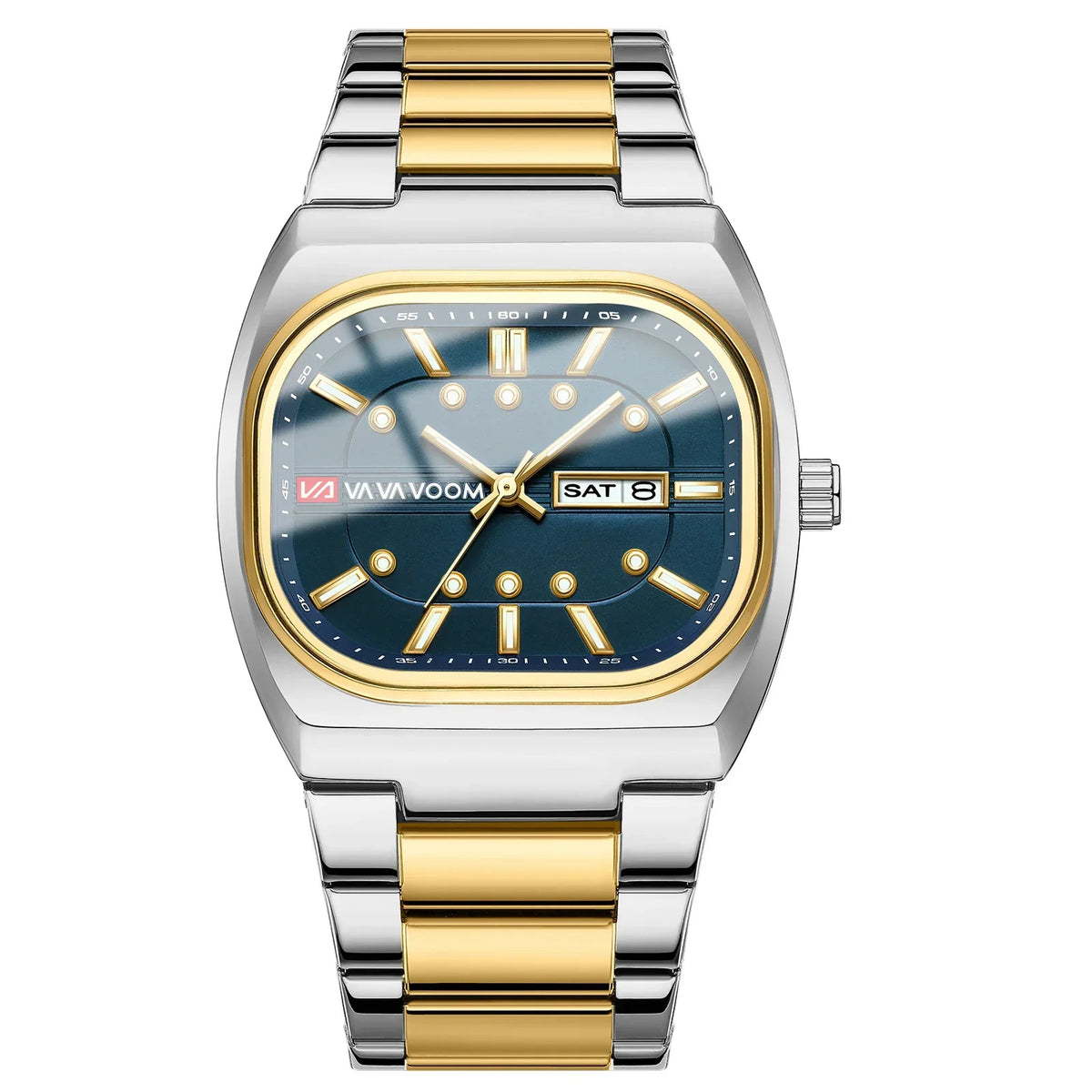 Robotto Calendar Steel Watch