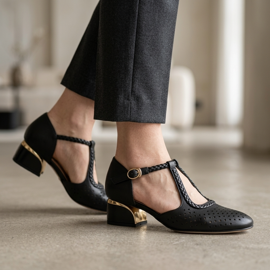 Clara Low Heel Pumps
