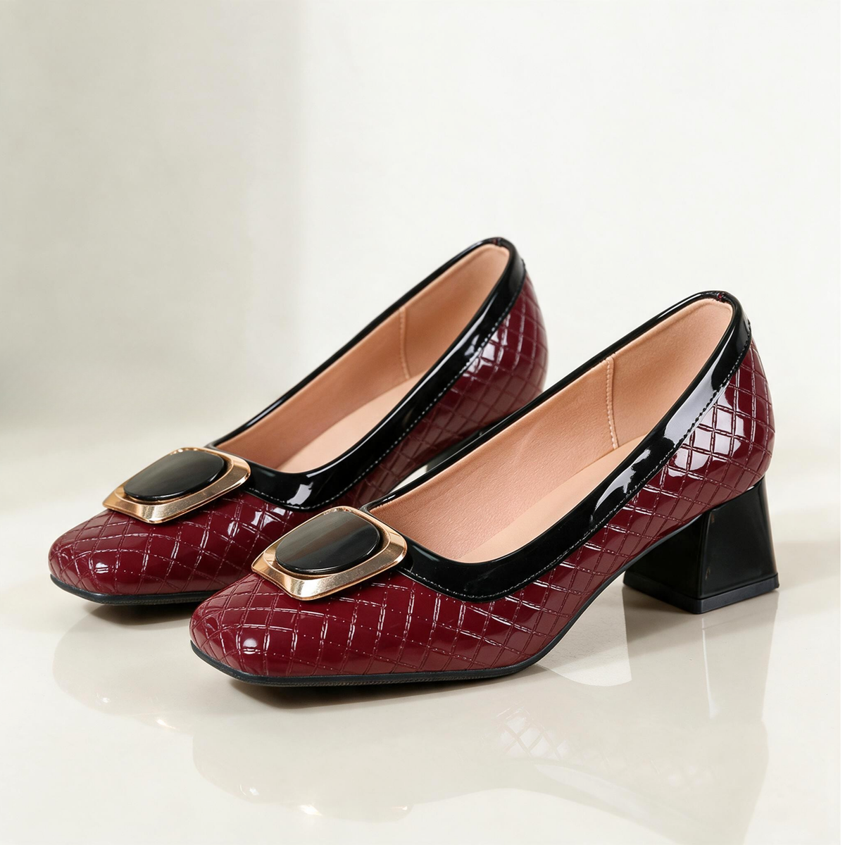Boulevard Gloss Square Heels