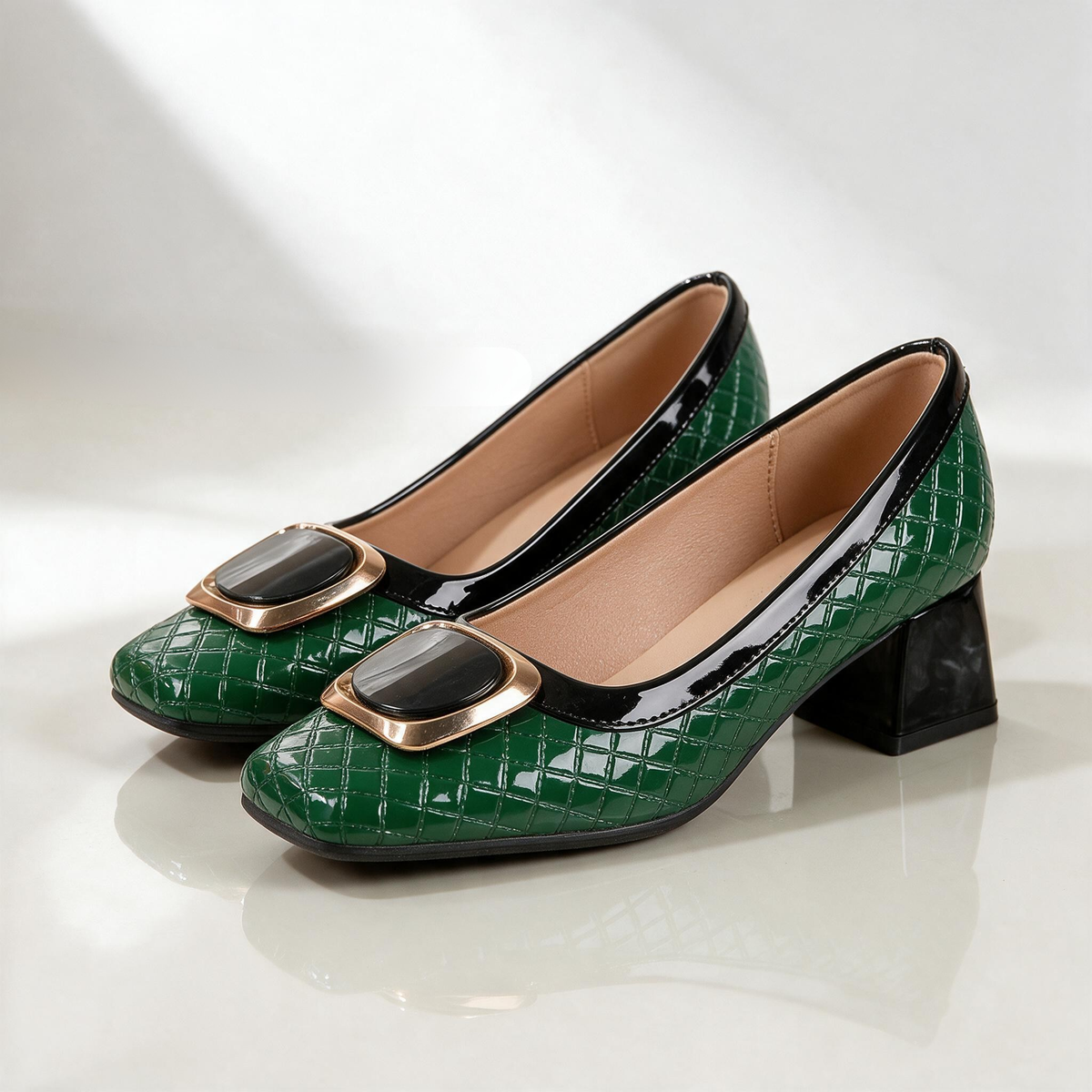 Boulevard Gloss Square Heels