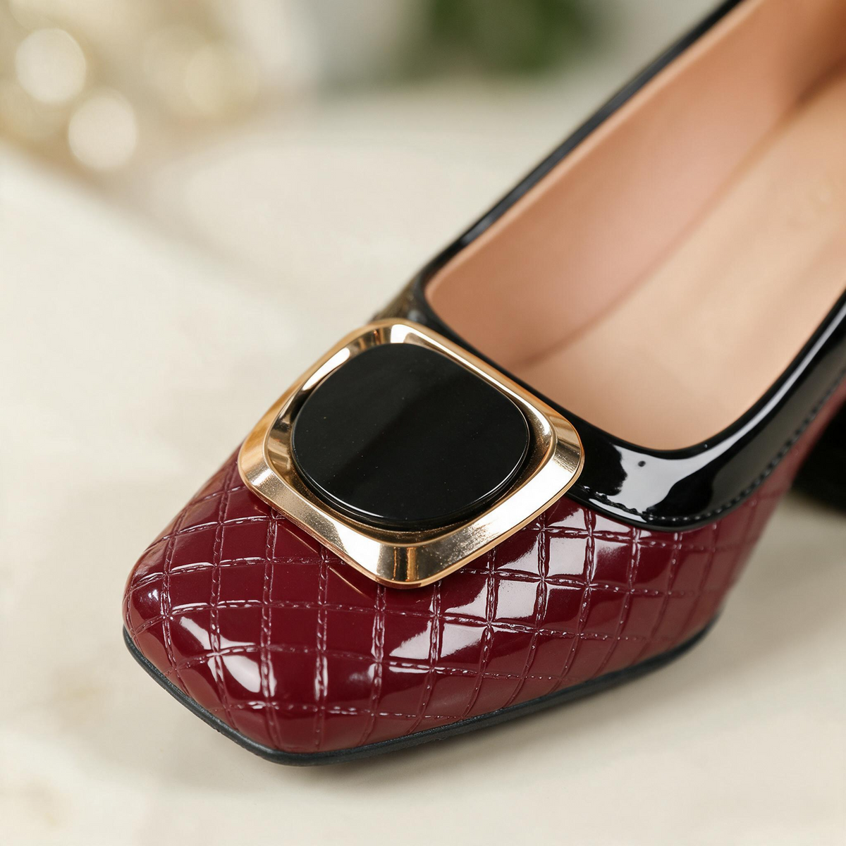 Boulevard Gloss Square Heels