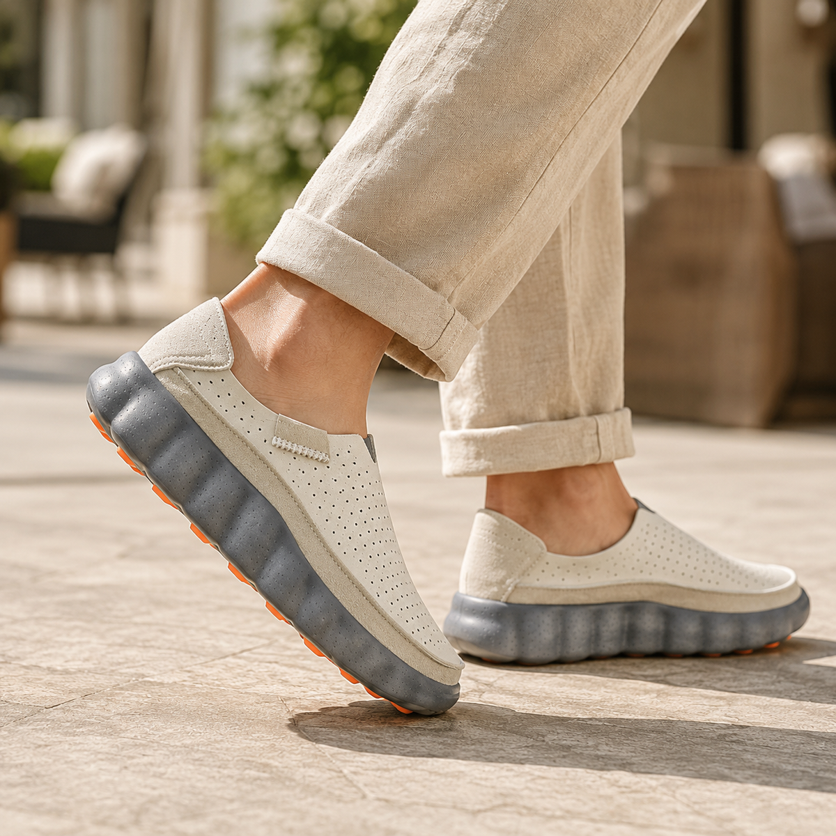 Vanilla Bean Cushion Slip-Ons