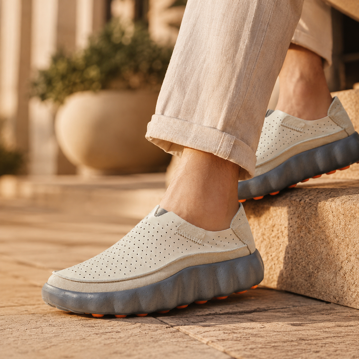 Vanilla Bean Cushion Slip-Ons
