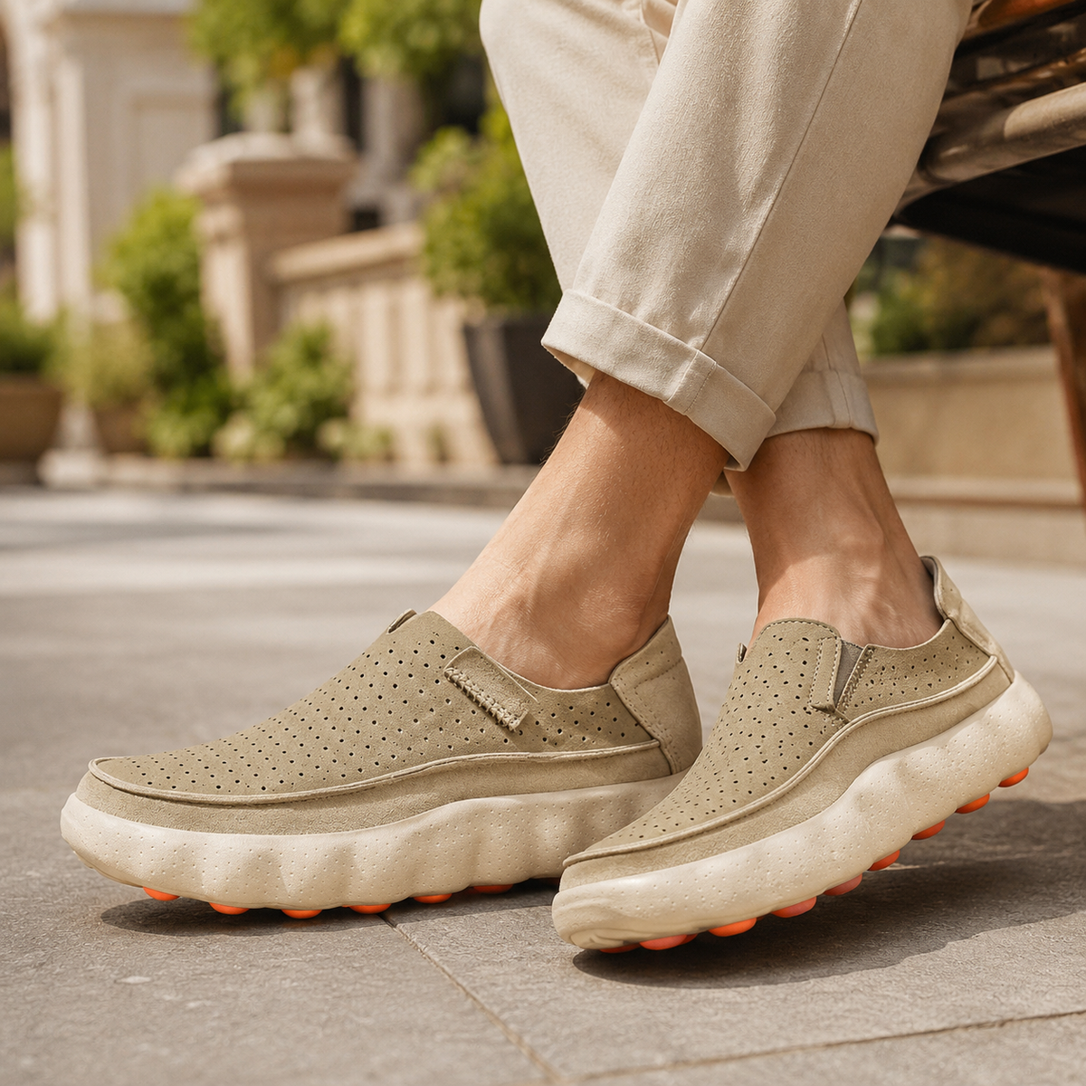 Vanilla Bean Cushion Slip-Ons