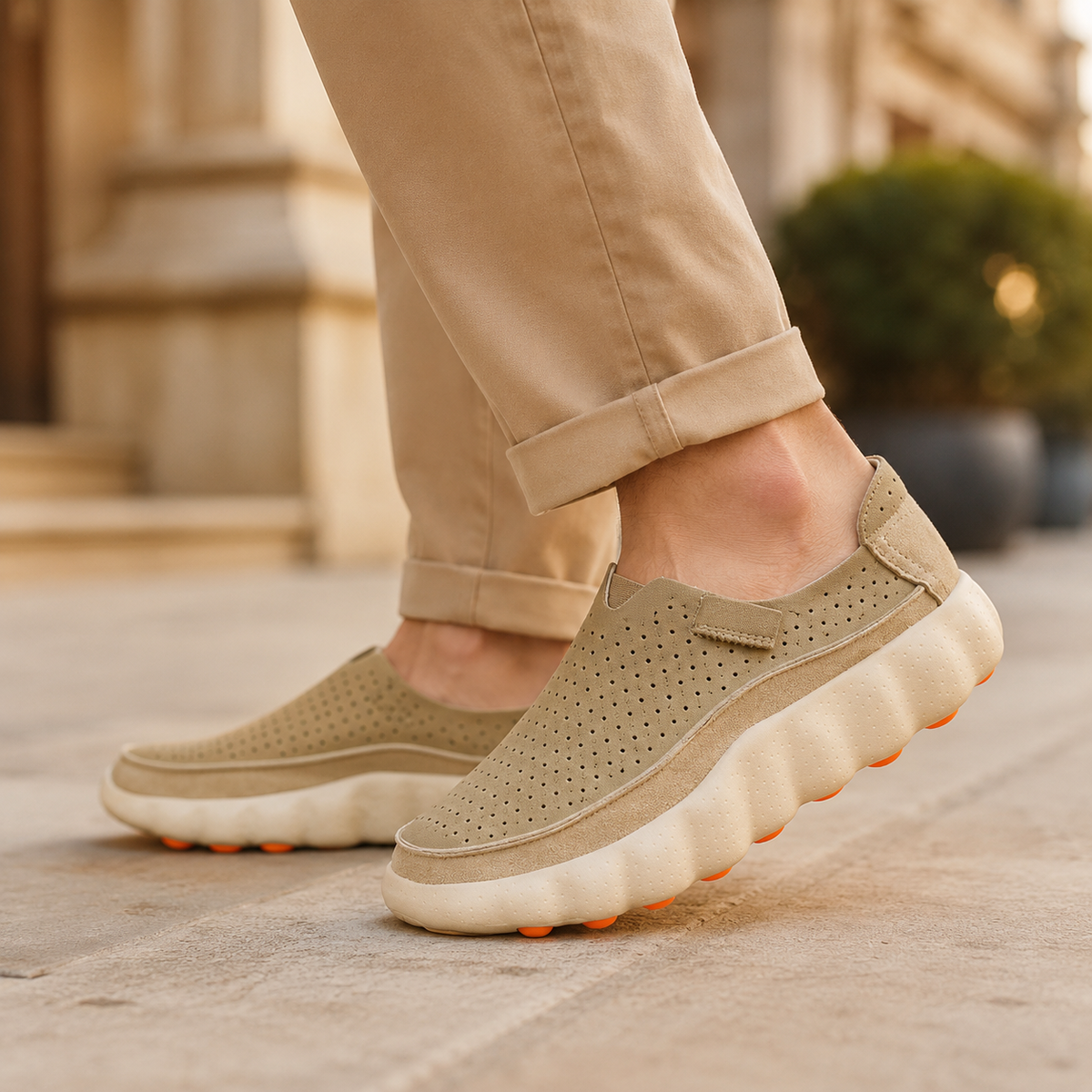 Vanilla Bean Cushion Slip-Ons