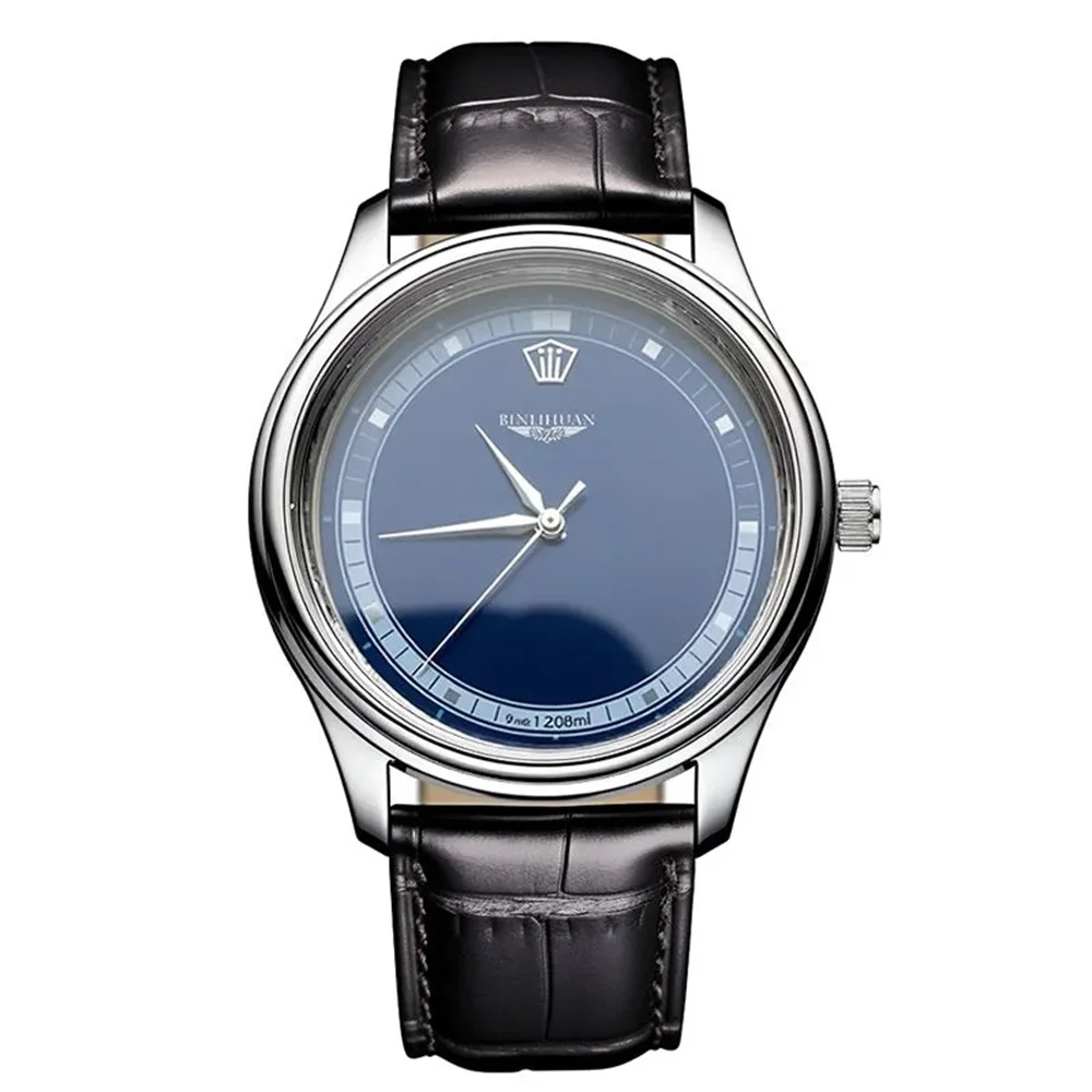 Cinzel Quartz Leather Watch