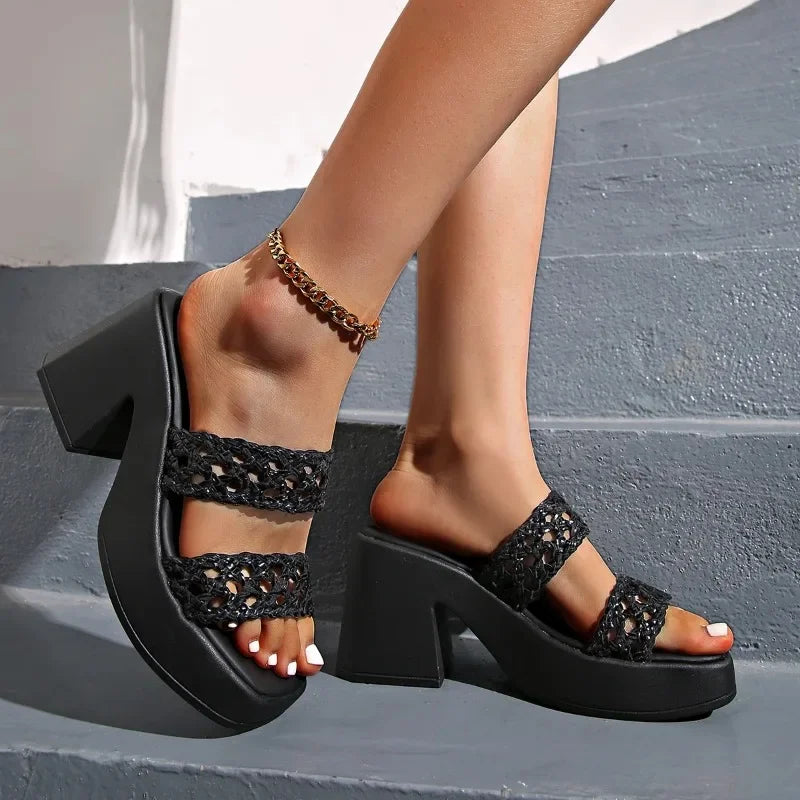 Aurelia Woven Heels