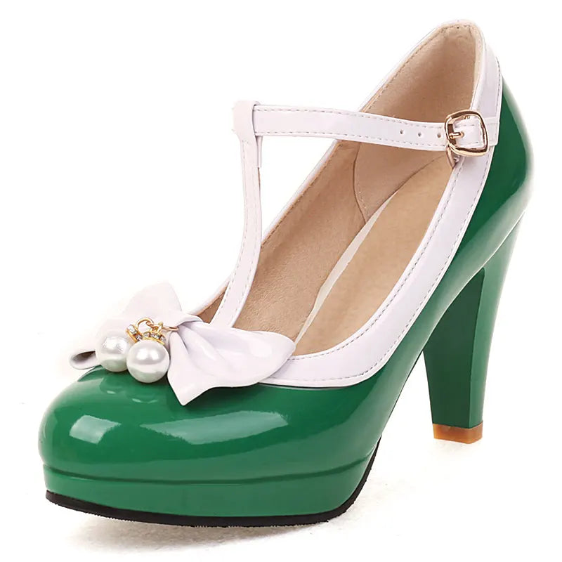 Evelyn Bow Heels