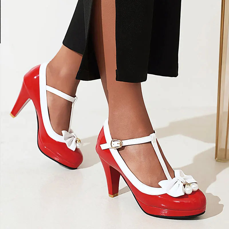 Evelyn Bow Heels