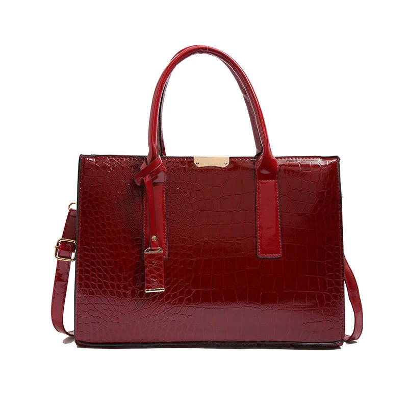 Milena Croc Handbag