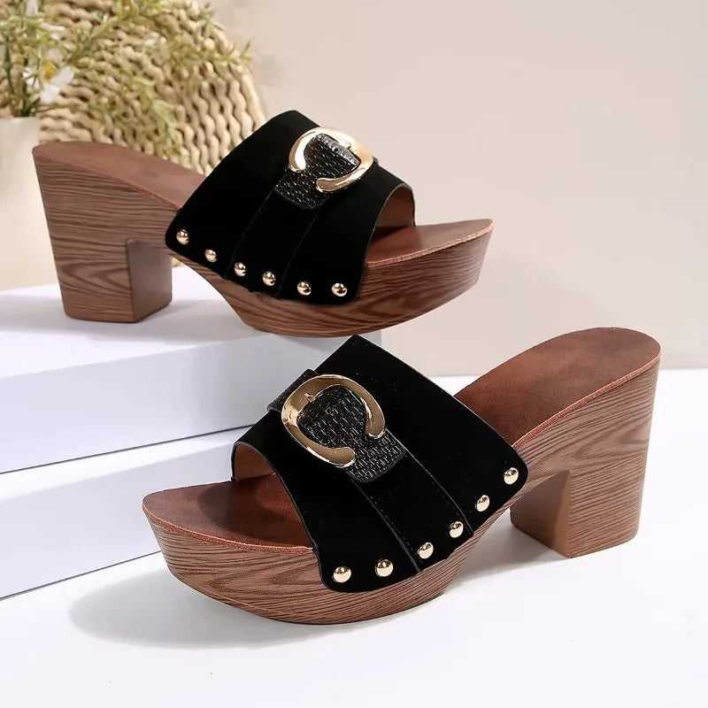 Megan Studded Heels