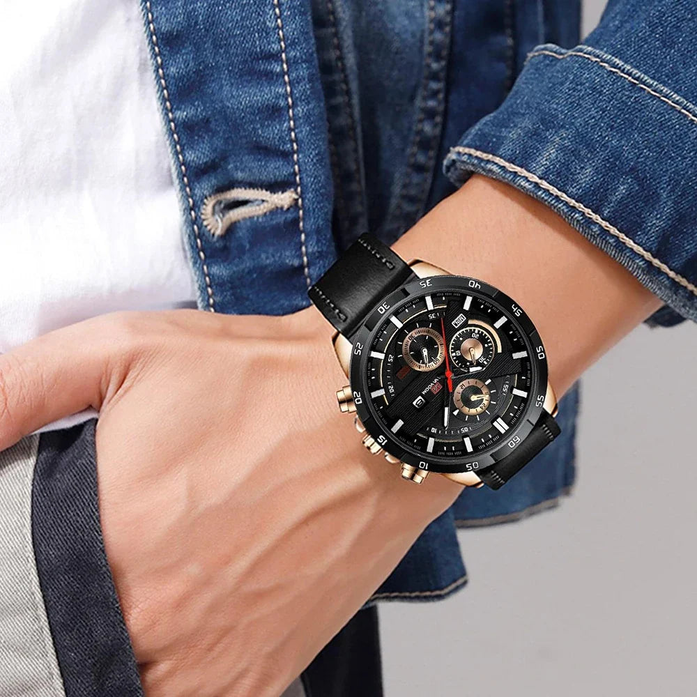 Aprila Leather Quartz Watch