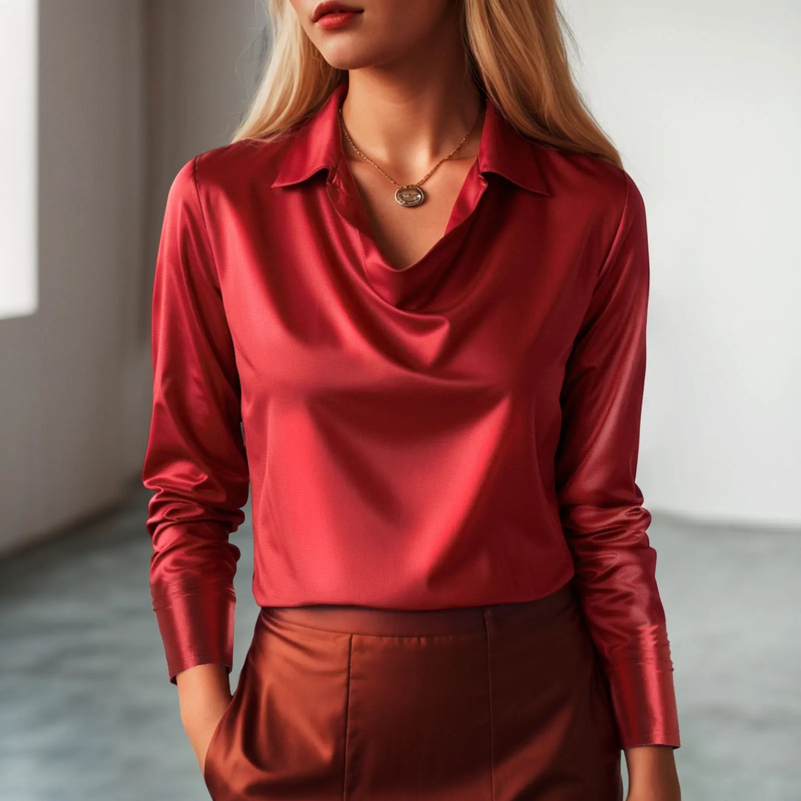 Sylvia Satin Shirt