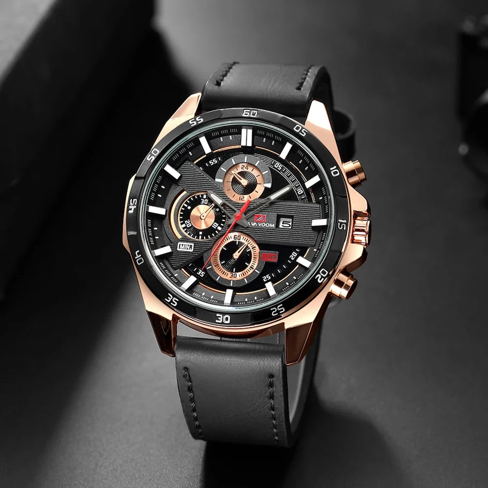 Aprila Leather Quartz Watch
