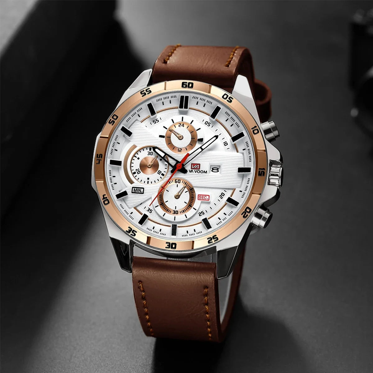 Aprila Leather Quartz Watch