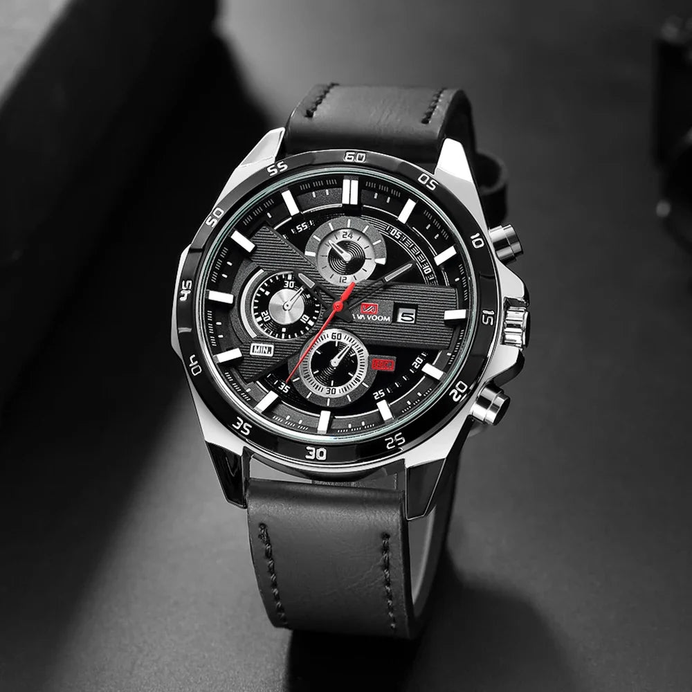 Aprila Leather Quartz Watch