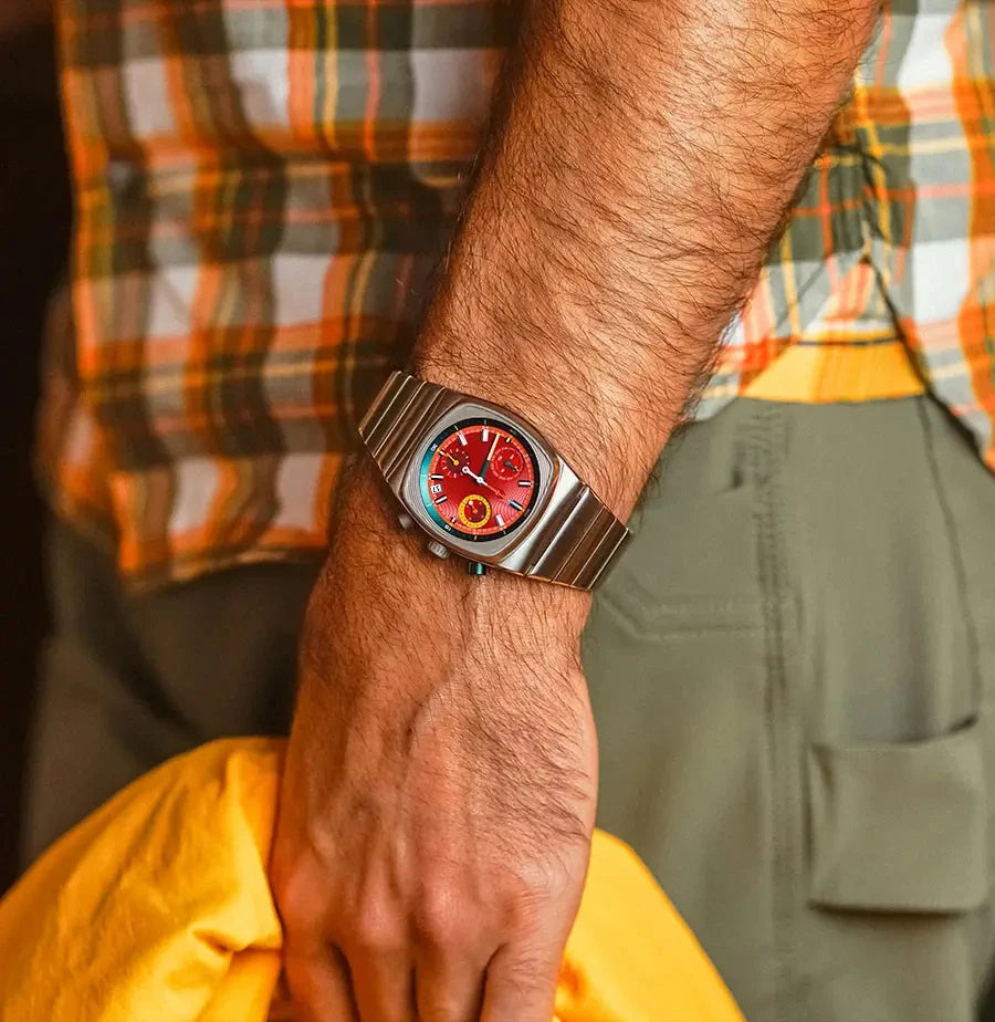 Crimson Dial Watch