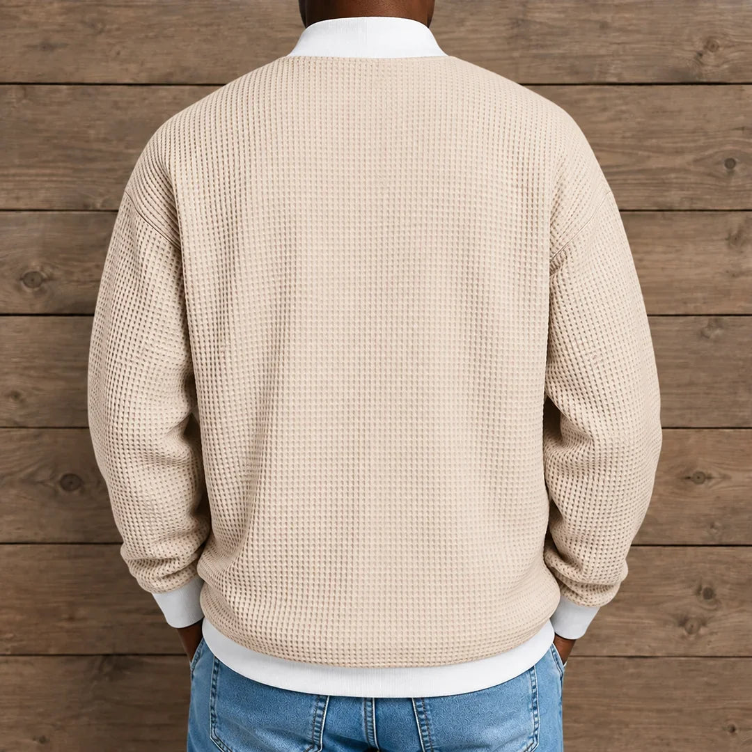 Shoreline Relaxed Zip Sweater