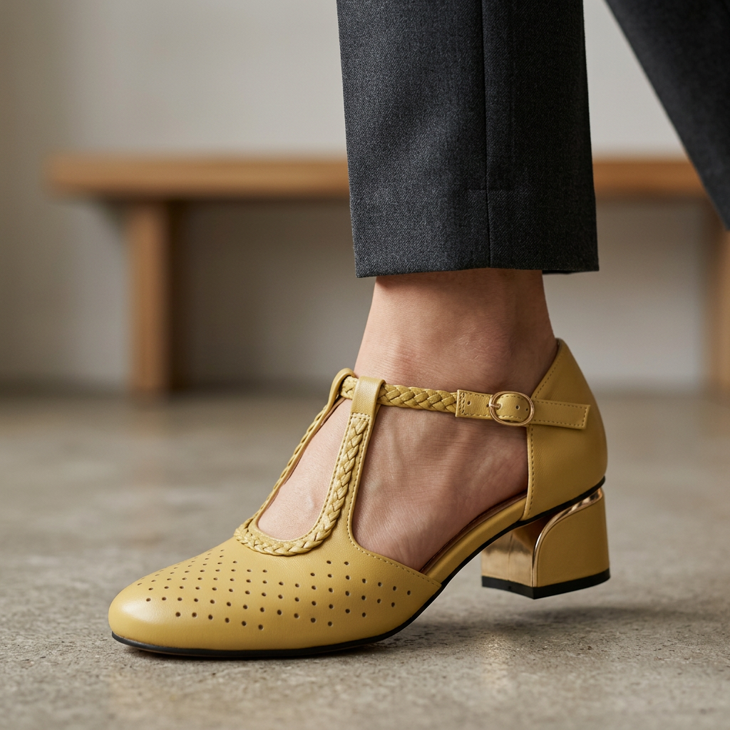 Clara Low Heel Pumps