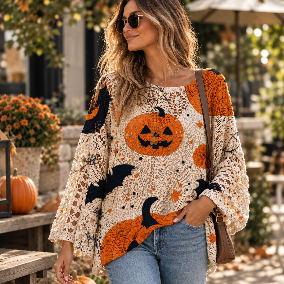 Pumpkin Patch Oversized Sweater
